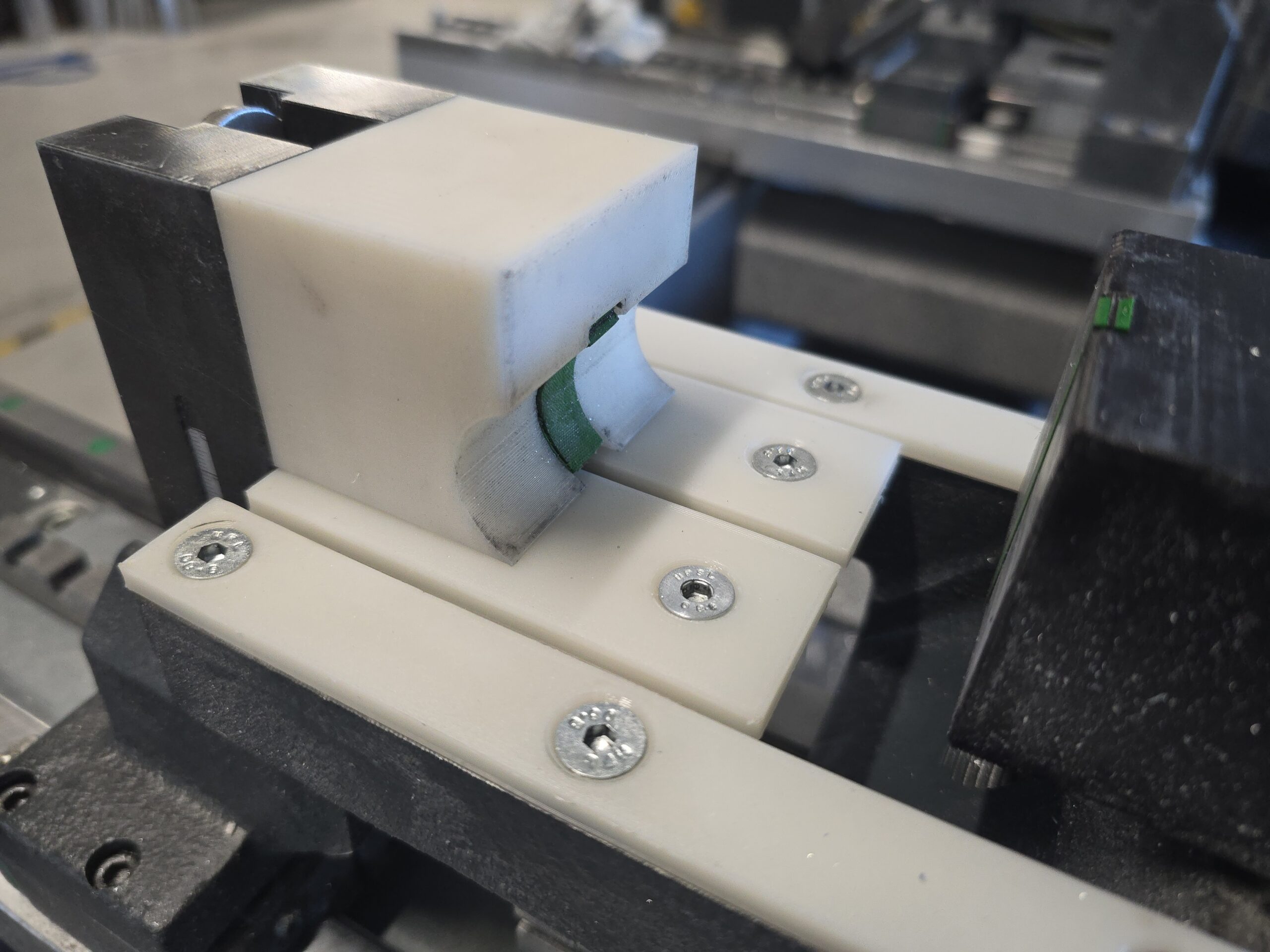 3D-gedruckte Rohrklemmung als fertiges Bauteil
