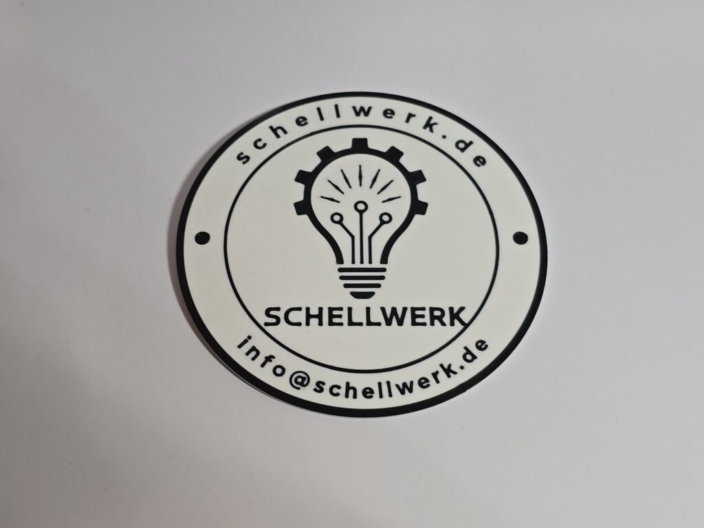 Individuelle 3D-gedruckte Untersetzer mit Firmenlogo